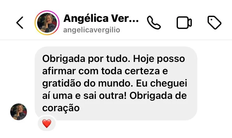 Print de depoimento