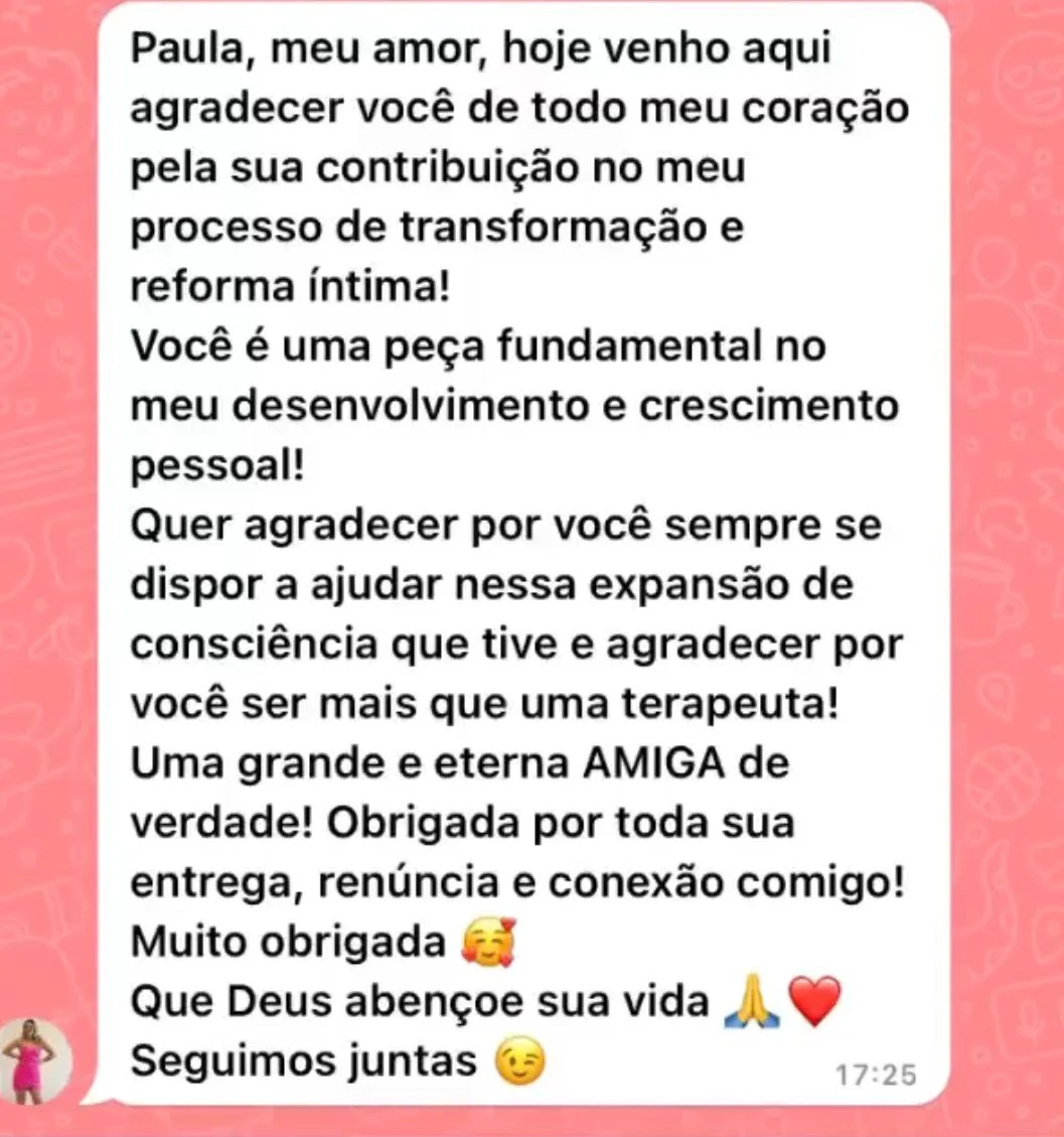 Print de depoimento